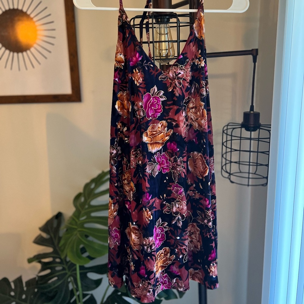 Maddy…K Colorful Velvet Dress